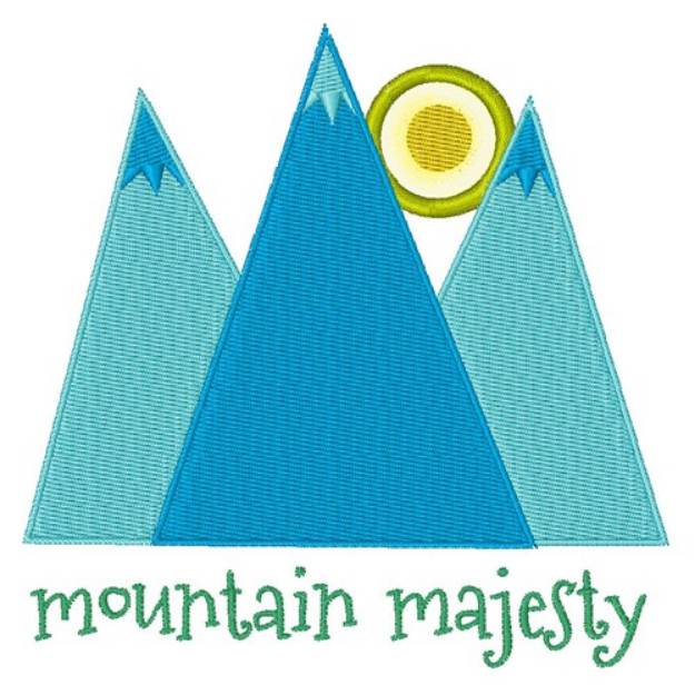 Picture of Mountain Majesty Machine Embroidery Design