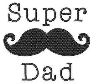 Picture of Super Dad Machine Embroidery Design