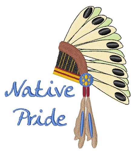 Native Pride Machine Embroidery Design