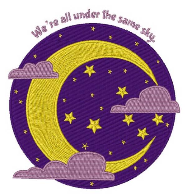 Picture of The Same Sky Machine Embroidery Design
