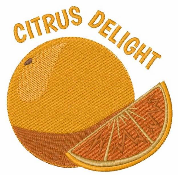 Picture of Citrus Delight Machine Embroidery Design
