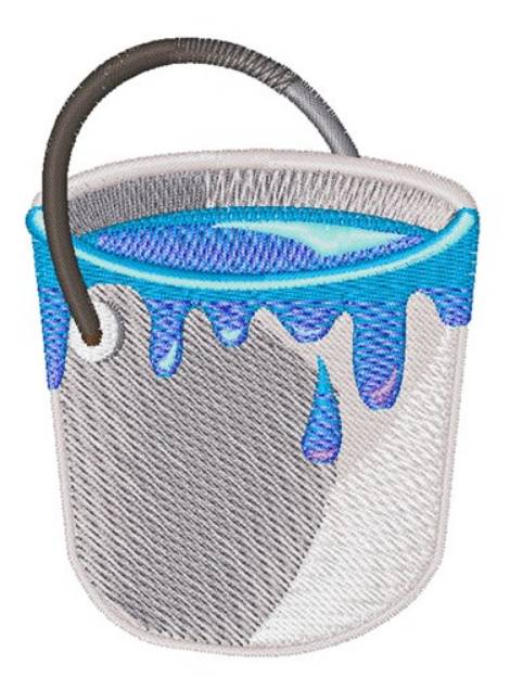Picture of Paint Can Machine Embroidery Design