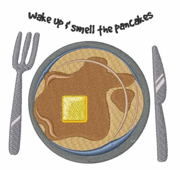 Picture of Smell The Pancakes Machine Embroidery Design