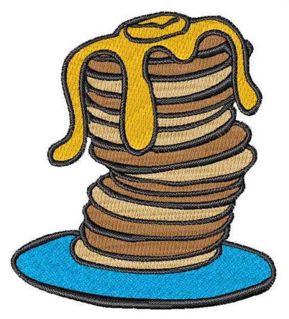 Picture of Pancake Stack Machine Embroidery Design