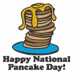 Picture of Pancake Day Machine Embroidery Design