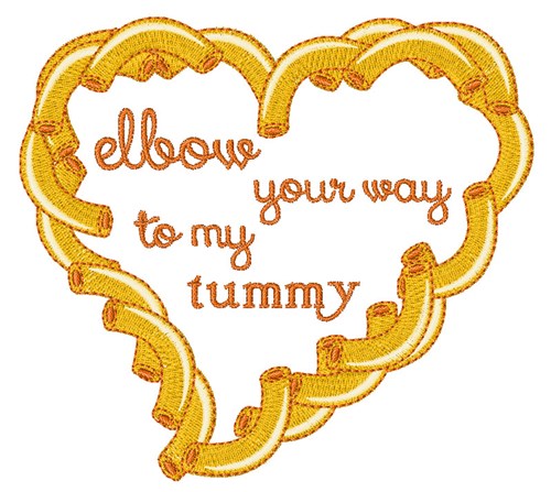 ELbow Your Way Machine Embroidery Design