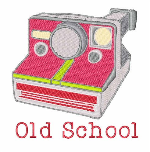 Old School Machine Embroidery Design