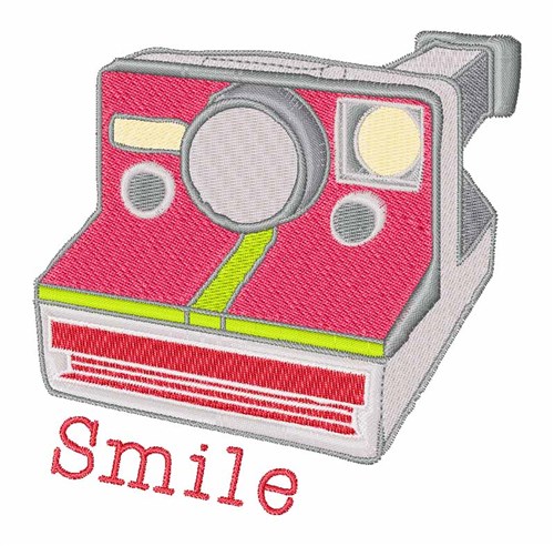Smile Machine Embroidery Design