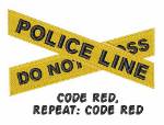 Picture of Code Red Machine Embroidery Design
