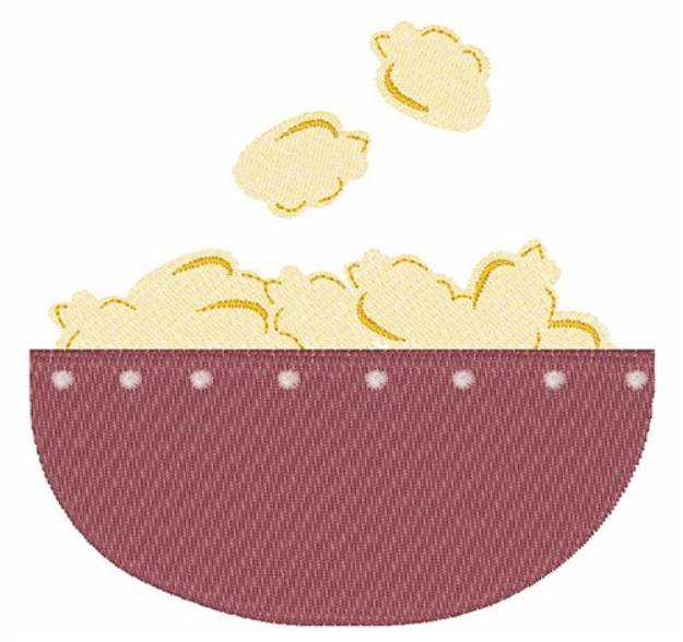 Picture of Popcorn Bowl Machine Embroidery Design