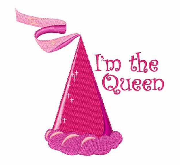 Picture of Im The Queen Machine Embroidery Design