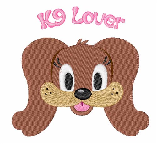 K9 Lover Machine Embroidery Design