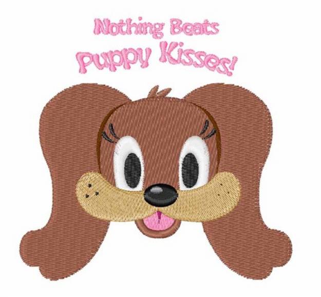 Picture of Puppy Kisses Machine Embroidery Design