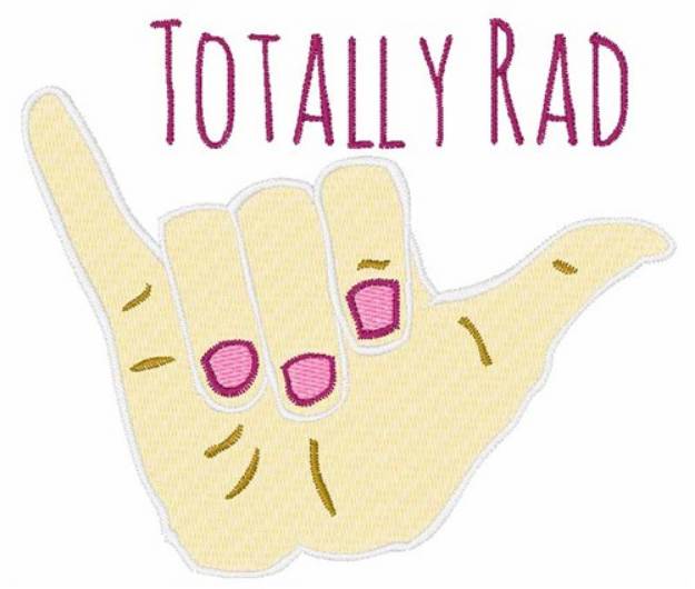 Picture of Totally Rad Machine Embroidery Design
