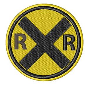Picture of RR Crossing Machine Embroidery Design