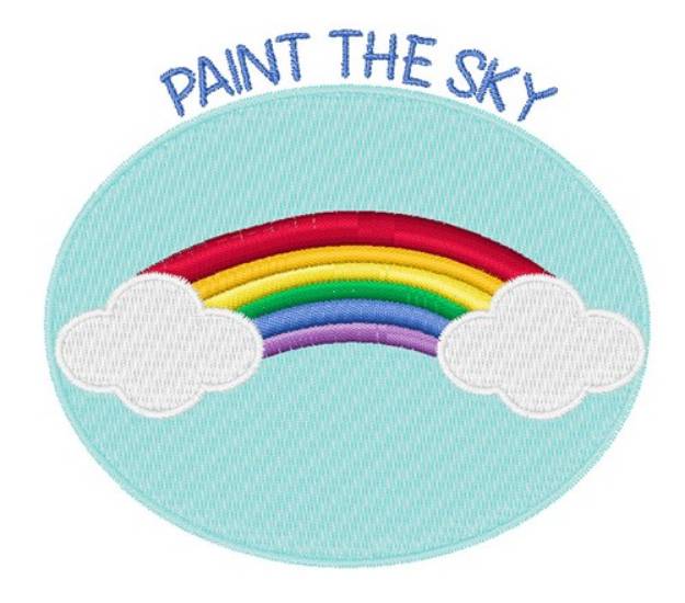 Picture of Paint The Sky Machine Embroidery Design