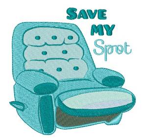 Picture of Save My Spot Machine Embroidery Design
