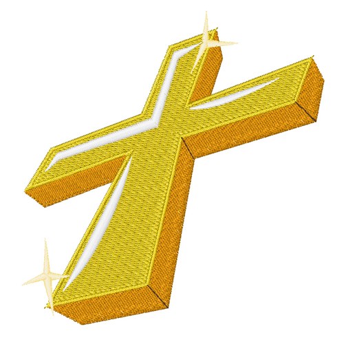 Religious Cross Machine Embroidery Design