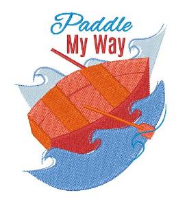 Picture of Paddle My Way Machine Embroidery Design