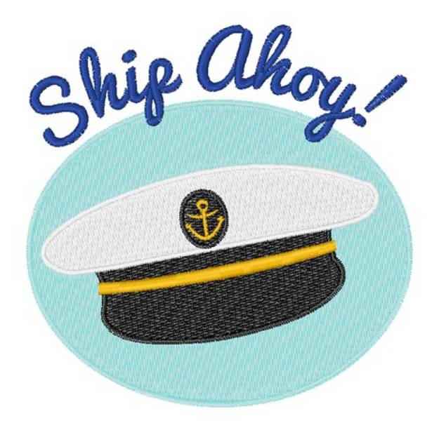 Picture of Ship Ahoy Machine Embroidery Design
