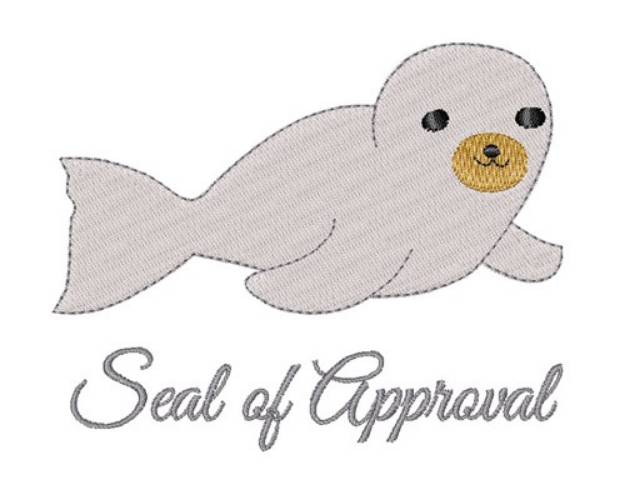Picture of Seal Of Approval Machine Embroidery Design
