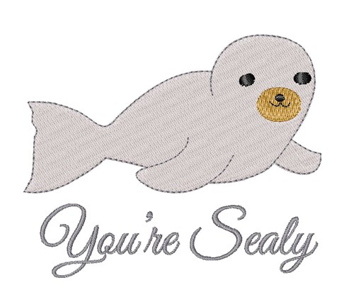 Youre Sealy Machine Embroidery Design
