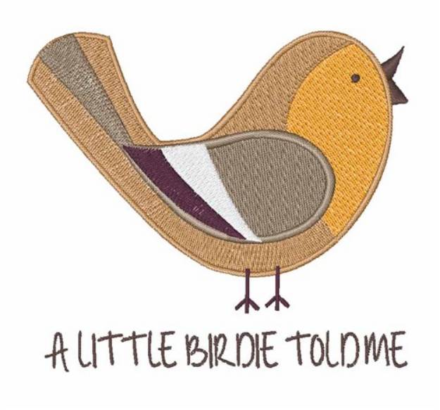 Picture of Birdie Told Me Machine Embroidery Design
