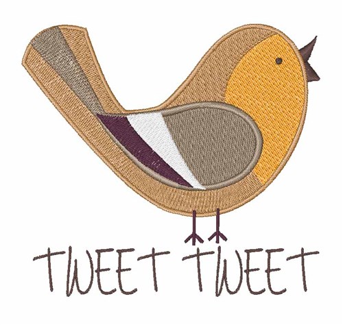 Tweet Tweet Machine Embroidery Design