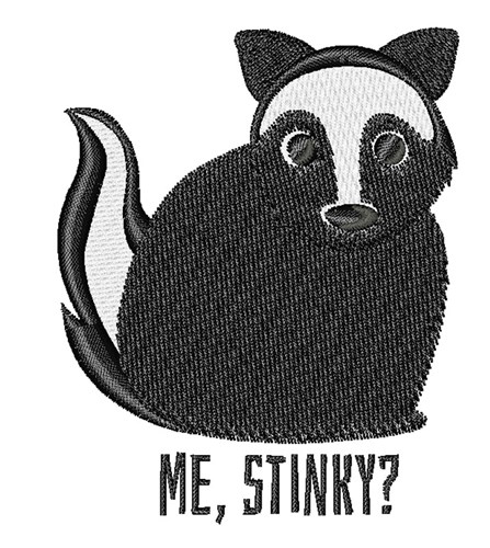 Me Stinky Machine Embroidery Design