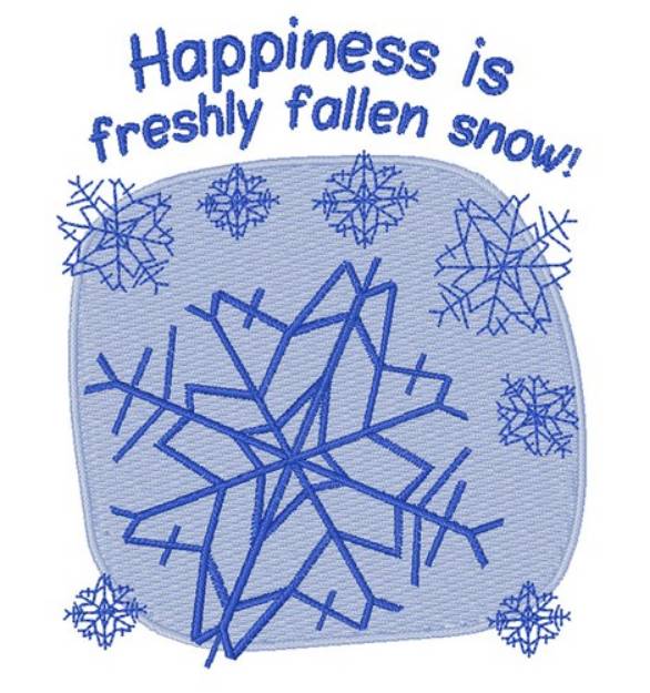 Picture of Fresh Snow Machine Embroidery Design