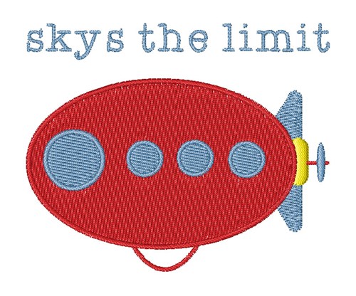 Skys The Limit Machine Embroidery Design