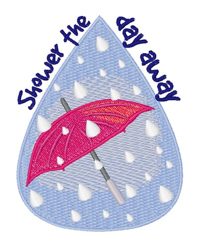 Shower Day Machine Embroidery Design
