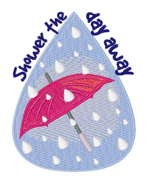 Picture of Shower Day Machine Embroidery Design