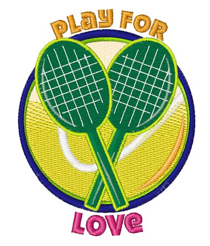 Play For Love Machine Embroidery Design