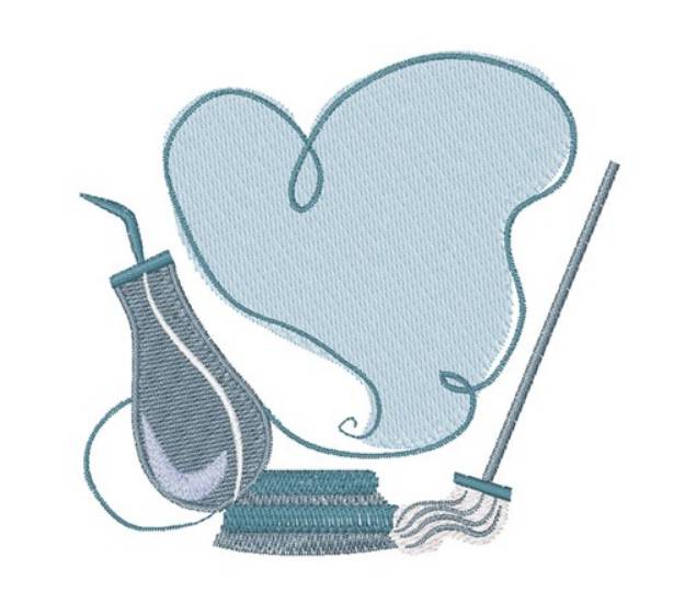 Picture of House Cleaning Machine Embroidery Design