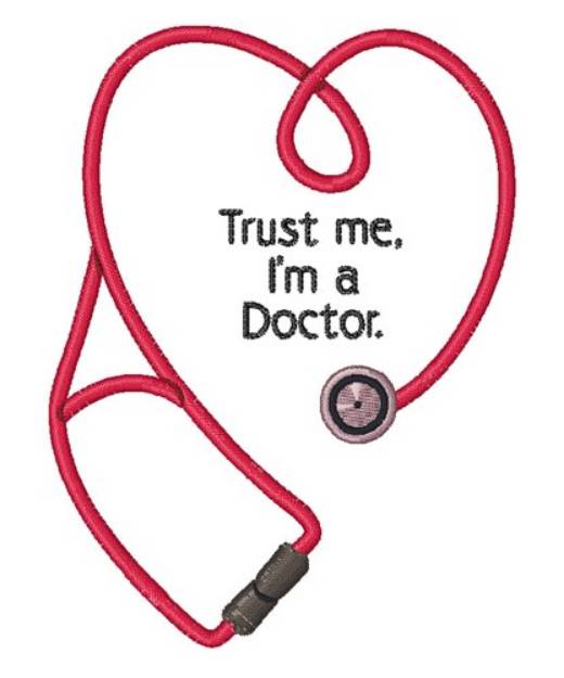 Picture of Im A Doctor Machine Embroidery Design