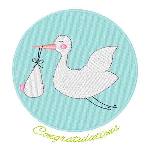 Congratulations Machine Embroidery Design