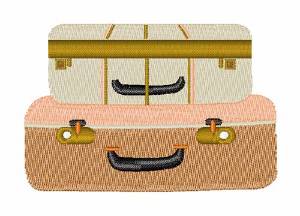 Picture of Suitcases Machine Embroidery Design