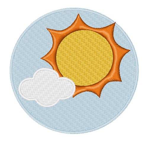 Sun Shine Machine Embroidery Design