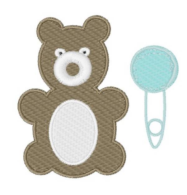 Picture of Baby Bear Machine Embroidery Design