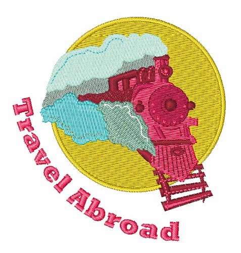 Travel Abroad Machine Embroidery Design