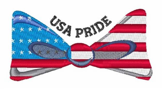 Picture of USA Pride Machine Embroidery Design