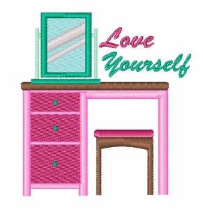 Picture of Love Yourself Machine Embroidery Design