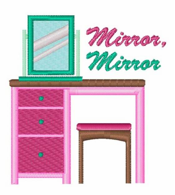 Picture of Mirror Mirror Machine Embroidery Design