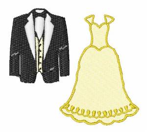 Picture of Wedding Clothes Machine Embroidery Design