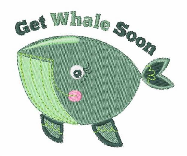Picture of Get Whale Soon Machine Embroidery Design