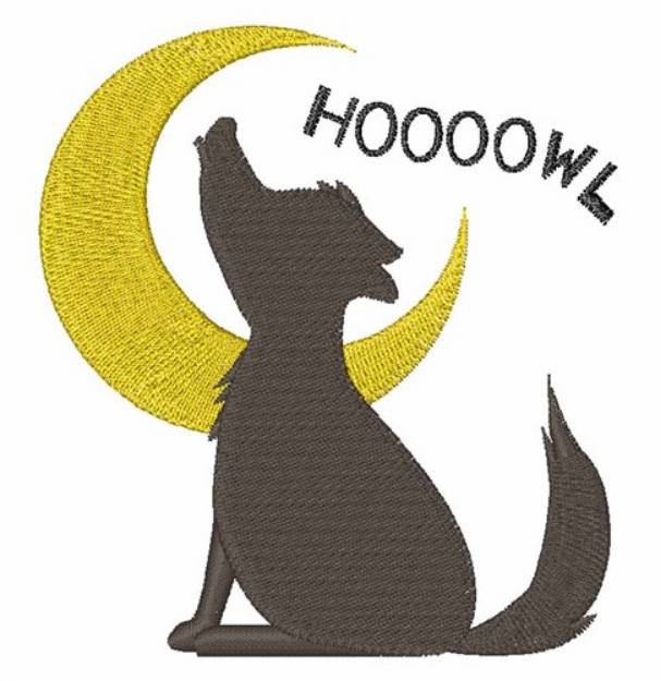 Picture of Howl Machine Embroidery Design