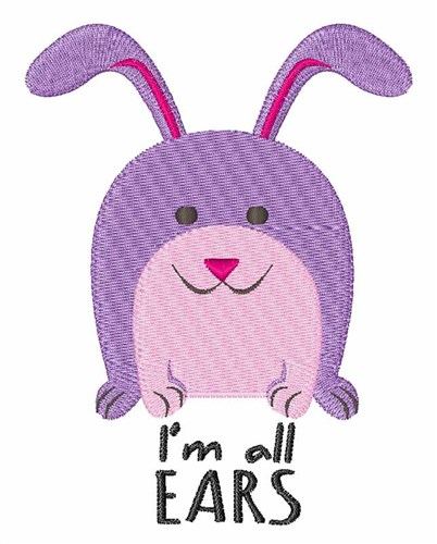 Im All Ears Machine Embroidery Design