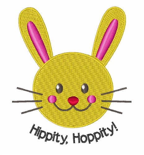 Hippity Hoppity Machine Embroidery Design