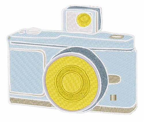 Flash Camera Machine Embroidery Design